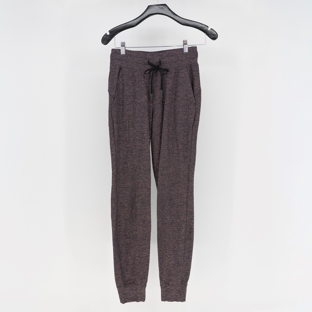 Lululemon Ready To Rulu Pant Updated 29" Heathered Spanish Rose Black 4